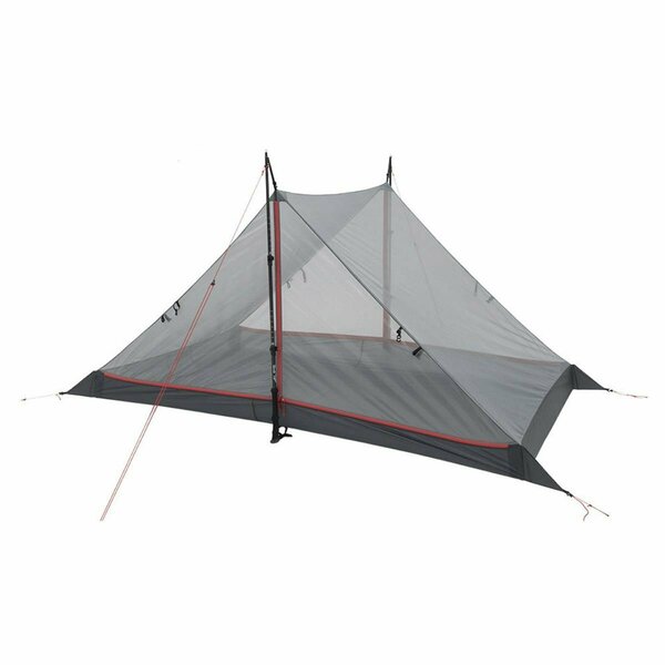 Alps Mountaineering 45 in. Hex 2-Person Tent, Charcoal & Red 422198